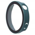 Carcasa cu protectie ecran din sticla securizata BizonMobile compatibila cu Huawei Watch GT6 41mm, Verde 3 - lerato.ro