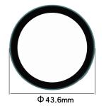 Carcasa cu protectie ecran din sticla securizata BizonMobile compatibila cu Huawei Watch GT6 41mm, Verde 4 - lerato.ro