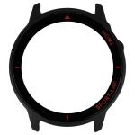 Carcasa cu protectie ecran BizonMobile Adamo compatibila cu Huawei Watch GT Runner 2, Matte Black / Red 9 - lerato.ro