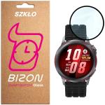 Folie sticla hibrid Bizon Watch Edge Hybrid compatibile cu Huawei Watch GT Runner 2, Negru 2 - lerato.ro