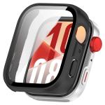 Carcasa cu protectie ecran din sticla securizata BizonMobile compatibila cu Huawei Watch Fit 4, Matte Black 2 - lerato.ro