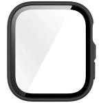 Carcasa cu protectie ecran din sticla securizata BizonMobile compatibila cu Huawei Watch Fit 4, Matte Black 8 - lerato.ro
