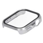 Carcasa cu protectie ecran din sticla securizata BizonMobile compatibila cu Huawei Watch Fit 4, Satin Silver 7 - lerato.ro