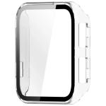 Carcasa cu protectie ecran din sticla securizata BizonMobile compatibila cu Garmin Venu X1, Transparent 3 - lerato.ro