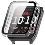 Carcasa cu protectie ecran din sticla securizata BizonMobile compatibila cu Garmin Venu X1, Transparent 2 - lerato.ro