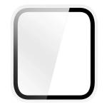 Carcasa cu protectie ecran din sticla securizata BizonMobile compatibila cu Garmin Venu X1, Transparent 9 - lerato.ro