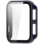 Carcasa cu protectie ecran din sticla securizata BizonMobile compatibila cu Garmin Venu X1, Dark Blue 4 - lerato.ro