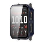 Carcasa cu protectie ecran din sticla securizata BizonMobile compatibila cu Garmin Venu X1, Dark Blue 6 - lerato.ro