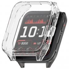 Carcasa cu protectie ecran BizonMobile Felipe compatibila cu Garmin Venu X1, Transparent