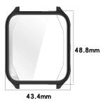 Carcasa cu protectie ecran BizonMobile Felipe compatibila cu Garmin Venu X1, Negru 3 - lerato.ro