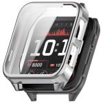 Carcasa cu protectie ecran BizonMobile Felipe compatibila cu Garmin Venu X1, Silver 2 - lerato.ro