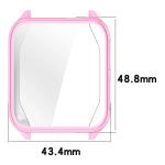 Carcasa cu protectie ecran BizonMobile Felipe compatibila cu Garmin Venu X1, Roz 3 - lerato.ro