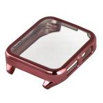 Carcasa cu protectie ecran BizonMobile Felipe compatibila cu Garmin Venu X1, Roz 5 - lerato.ro