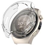 Carcasa cu protectie ecran BizonMobile Felipe compatibila cu Huawei Watch 5 42mm, Transparent 2 - lerato.ro