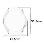 Carcasa cu protectie ecran BizonMobile Felipe compatibila cu Huawei Watch 5 46mm, Transparent 8 - lerato.ro