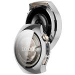 Carcasa cu protectie ecran BizonMobile Felipe compatibila cu Huawei Watch 5 46mm, Silver 8 - lerato.ro