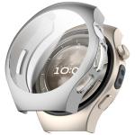 Carcasa cu protectie ecran BizonMobile Felipe compatibila cu Huawei Watch 5 46mm, Silver 2 - lerato.ro