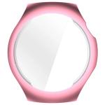 Carcasa cu protectie ecran BizonMobile Felipe compatibila cu Huawei Watch 5 42mm, Roz 7 - lerato.ro