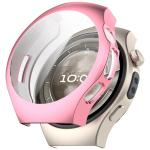 Carcasa cu protectie ecran BizonMobile Felipe compatibila cu Huawei Watch 5 42mm, Roz 2 - lerato.ro