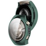 Carcasa cu protectie ecran BizonMobile Felipe compatibila cu Huawei Watch 5 42mm, Verde 8 - lerato.ro