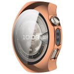Carcasa cu protectie ecran BizonMobile Felipe compatibila cu Huawei Watch 5 46mm, Rose Gold 9 - lerato.ro