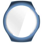 Carcasa cu protectie ecran BizonMobile Felipe compatibila cu Huawei Watch 5 46mm, Dark Blue 7 - lerato.ro