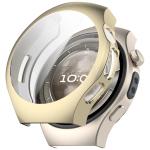 Carcasa cu protectie ecran BizonMobile Felipe compatibila cu Huawei Watch 5 46mm, Gold 2 - lerato.ro