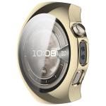 Carcasa cu protectie ecran BizonMobile Felipe compatibila cu Huawei Watch 5 46mm, Gold 9 - lerato.ro