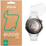 Set 2 folii protectie Bizon Watch Hydrogel compatibile cu Huawei Watch 5 42mm, Transparent 2 - lerato.ro