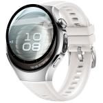 Folie sticla hibrid Bizon Watch Edge Hybrid compatibile cu Huawei Watch 5 42mm, Negru 4 - lerato.ro