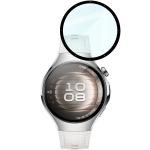 Folie sticla hibrid Bizon Watch Edge Hybrid compatibile cu Huawei Watch 5 42mm, Negru 6 - lerato.ro
