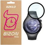 Folie sticla hibrid Bizon Watch Edge Hybrid compatibile cu Huawei Watch 5 46mm, Negru 2 - lerato.ro