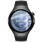 Folie sticla hibrid Bizon Watch Edge Hybrid compatibile cu Huawei Watch 5 46mm, Negru 3 - lerato.ro