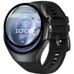 Folie sticla hibrid Bizon Watch Edge Hybrid compatibile cu Huawei Watch 5 46mm, Negru 4 - lerato.ro