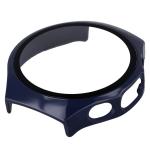 Carcasa cu protectie ecran din sticla securizata BizonMobile compatibila cu Huawei Watch 5 42mm, Dark Blue 8 - lerato.ro