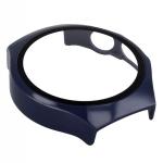 Carcasa cu protectie ecran din sticla securizata BizonMobile compatibila cu Huawei Watch 5 42mm, Dark Blue 9 - lerato.ro