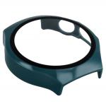 Carcasa cu protectie ecran din sticla securizata BizonMobile compatibila cu Huawei Watch 5 42mm, Verde 8 - lerato.ro