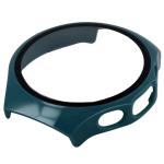 Carcasa cu protectie ecran din sticla securizata BizonMobile compatibila cu Huawei Watch 5 46mm, Verde 7 - lerato.ro