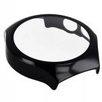 Carcasa cu protectie ecran din sticla securizata BizonMobile compatibila cu Huawei Watch 5 46mm, Negru 6 - lerato.ro