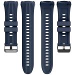 Curea din silicon Bizon Strap Watch Silicone T compatibila cu Huawei Watch 5 46mm, Dark Blue 6 - lerato.ro