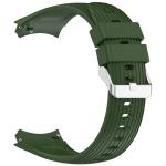 Curea din silicon Bizon Strap Watch Silicone T compatibila cu Huawei Watch 5 46mm, Dark Green 4 - lerato.ro