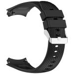 Curea din silicon Bizon Strap Watch Silicone T compatibila cu Huawei Watch 5 42mm, Negru 4 - lerato.ro