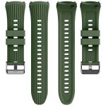Curea din silicon Bizon Strap Watch Silicone T compatibila cu Huawei Watch 5 42mm, Dark Green 6 - lerato.ro