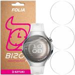 Set 3 folii de protectie Bizon HydroFlex compatibila cu Huawei Watch 5 42 mm, Transparent 2 - lerato.ro