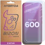 Set 2 folii sticla hibrid Bizon Hybrid Mule Duo compatibile cu Honor 600 5G, Transparent 2 - lerato.ro