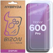 Set 2 folii sticla hibrid Bizon Hybrid Mule Duo compatibile cu Honor 600 Pro 5G, Transparent
