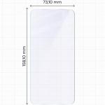 Folie sticla hibrid Bizon Hybrid Mule compatibila cu Samsung Galaxy A37 5G, Transparent 3 - lerato.ro