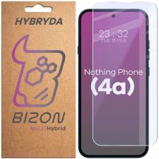 Folii Nothing, Folie sticla hibrid Bizon Hybrid Mule compatibila cu Nothing Phone (4a), Transparent, lerato.ro