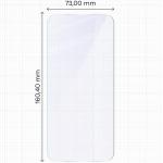 Folie sticla hibrid Bizon Hybrid Mule compatibila cu Nothing Phone (4a), Transparent 3 - lerato.ro