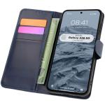 Husa flip cover Bizon Pocket compatibila cu Samsung Galaxy A56 5G, Navy Blue 3 - lerato.ro